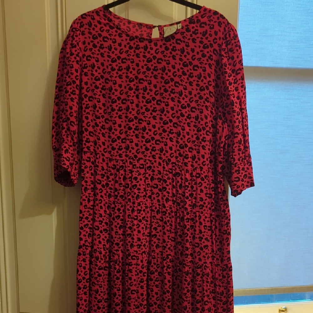 Stylish Leopard Print Dress